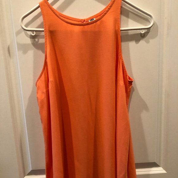 Orange Trapeze Swing Old Navy Tank Top - Picture 1 of 6